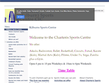 Tablet Screenshot of charterissports.org